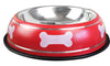 Bone Printed Stainless Steel Pet Bowl