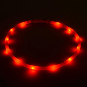 Dog Collar Led Lights Adjustable USB luminous Led