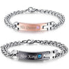 Unique Gift for Lover "His Queen""Her King " Couple Bracelets