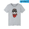 LUCKYFRIDAYF women and men panda T-shirt summer panda t shirt homme t shirt men hip hop pandaT-shirts clothing