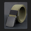 New Belts Men High Quality Canvas Belt Casual belts fast dry Plastic Automatic Buckle 110-140cm