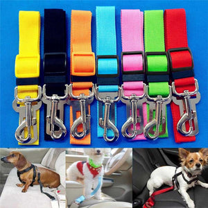 Adjustable Nylon Vehicle Safety Seat Belt for Pets