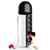 Sports Plastic Water Bottle Combine Daily Pill Boxes