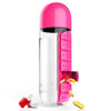 Sports Plastic Water Bottle Combine Daily Pill Boxes