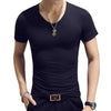 Man'S T-Shirt Summer Fashion Solid Color Men Tshirt Fun Army Bodybuilding Mens Compression Short Sleeve Clothing Men's Tops Tees