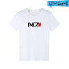 LUCKYFRIDAYF women and men Mass Effect T-shirt summer Mass Effect t shirt homme t shirt men hip hop Mass EffectT-shirts clothing