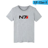 LUCKYFRIDAYF women and men Mass Effect T-shirt summer Mass Effect t shirt homme t shirt men hip hop Mass EffectT-shirts clothing