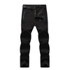 Mens Winter Thick Fleece Waterproof Outdoors Pants